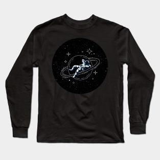 Lazy Astronaut Long Sleeve T-Shirt